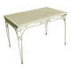 Mid century metal table in the style of mategot