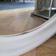 Vintage round plastic mirror