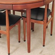 Table de repas et 4 chaises par Hans Olsen pour Frem Rojle  Danemark