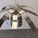 Space Age "Flower" pendant light by Jocelyne Trocmé for Oxar France circa 1970