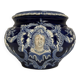 Vase - Cache pot en faïence baroque de Saint Clément, XIX eme