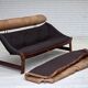 Années 1970, design norvégien de Jan Erik Lindgren. Canapé 2 places modèle "Amazon".