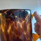 Blown glass carafe from the 60s