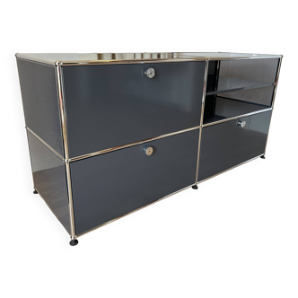 USM Haller chest of drawers in Anthracite Grey