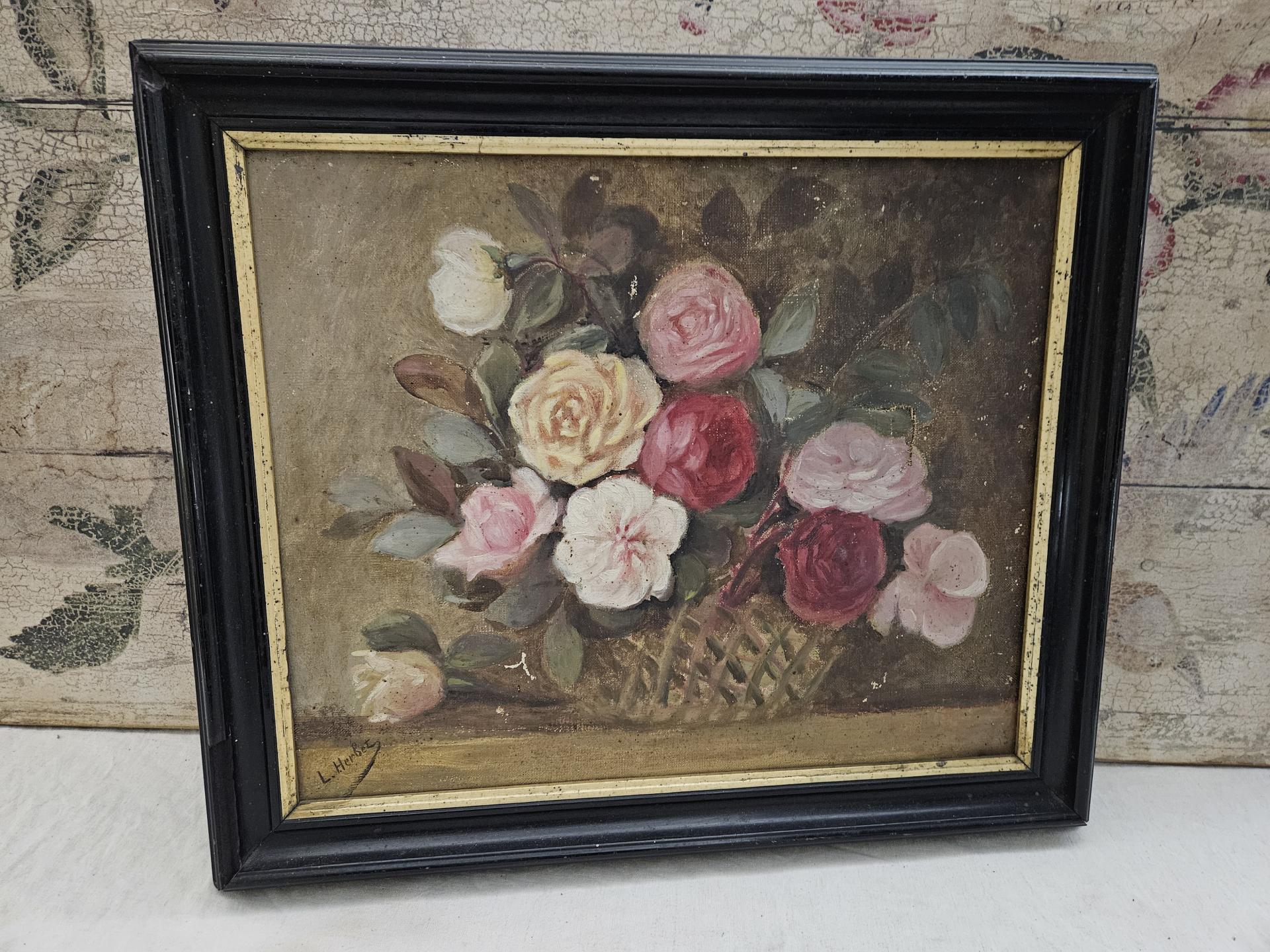 Rose Bouquet Painting