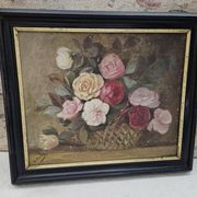 Rose Bouquet Painting