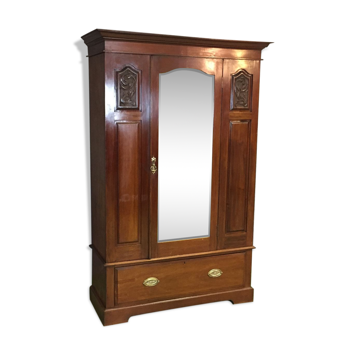 Mahogany english wardrobe