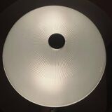 Space Age Design Pendant in Glass, Crystal and Metal