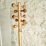 Wooden standing coat holder 1970