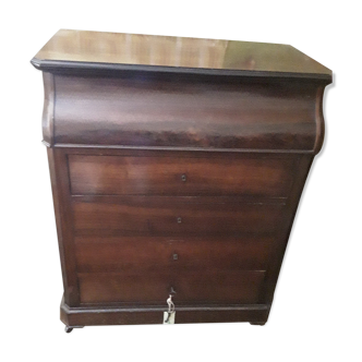 Chest of drawers with marble top toilet