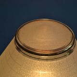 Art Deco table lamp with granite glass globe