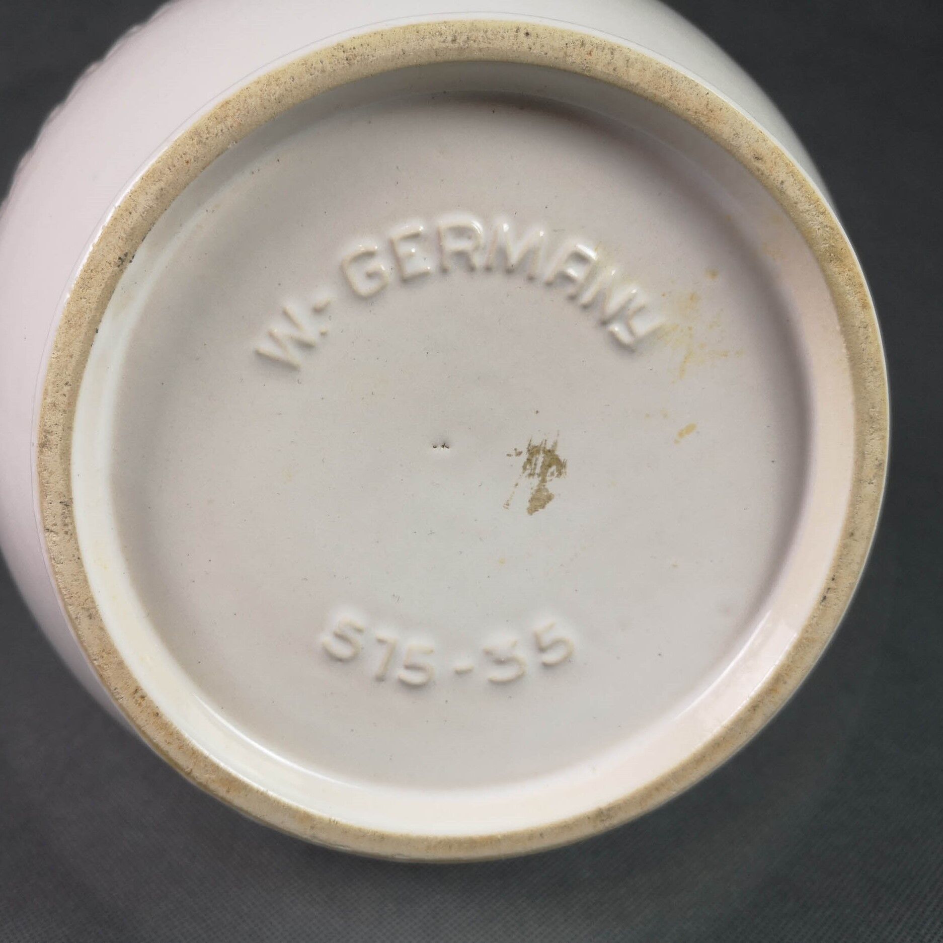 Large white vase West Germany