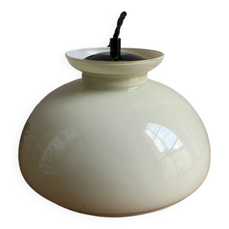 Yellow opaline portable lamp