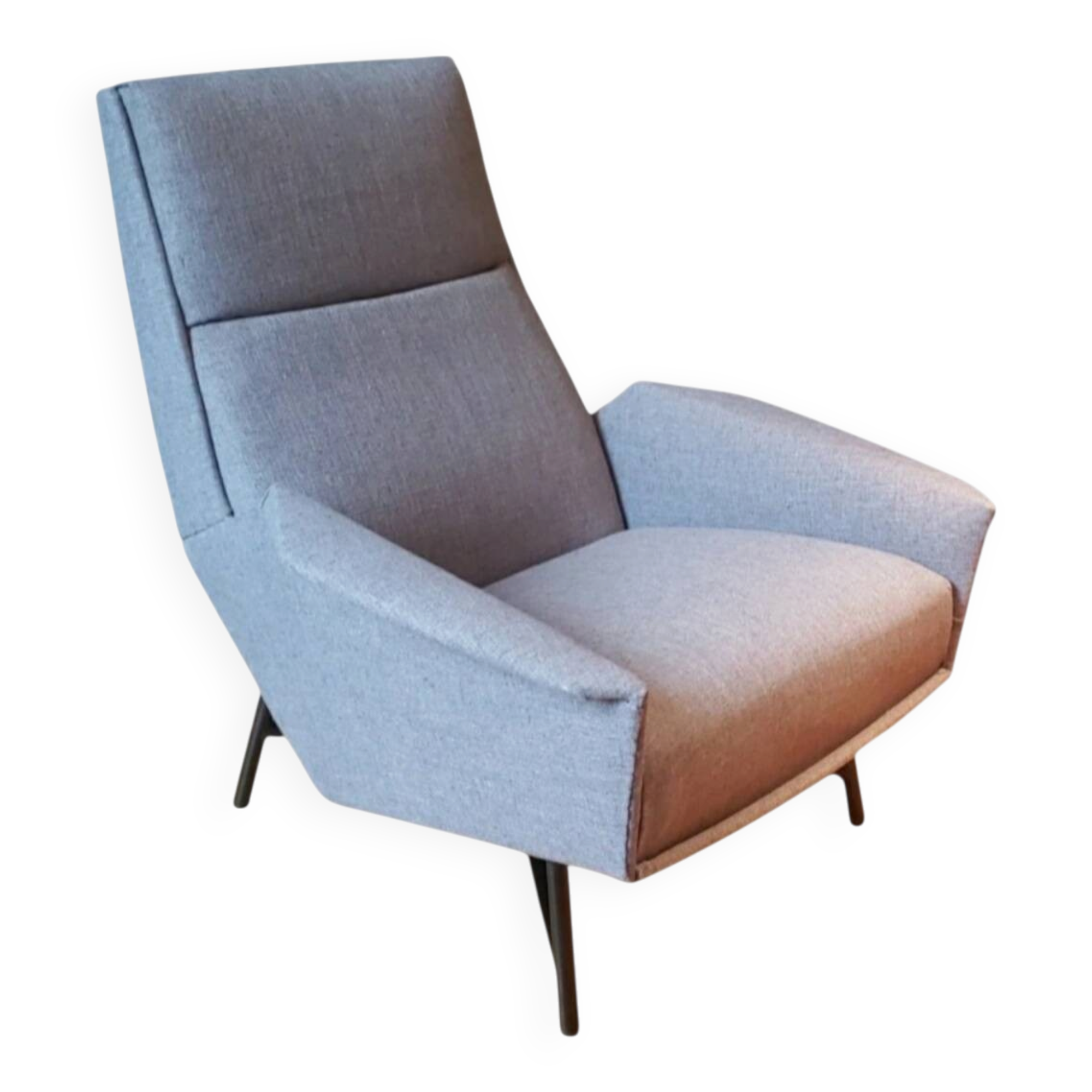 Vintage armchair stamped Guy Besnard 1960