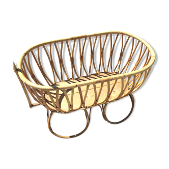 Vintage Wicker crib