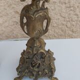 Paire de chandeliers en bronze
