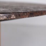 Heinz Lilienthal fossil stone coffee table with certificate