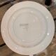 Digoin Sarreguemine red plate
