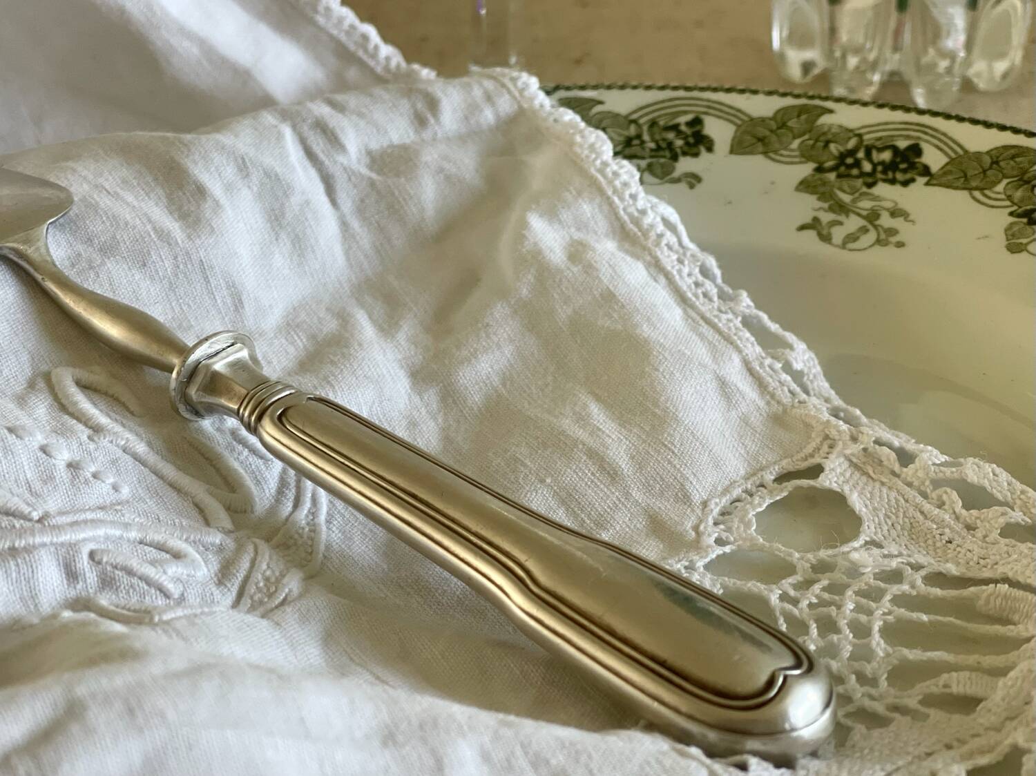 Cristofle petit fours server.