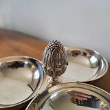Christofle silver-plated mendiant 3-compartment serving tray