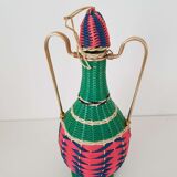 Vintage scoubidou bottle