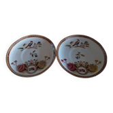 Polychrome Art Nouveau decorative saucer