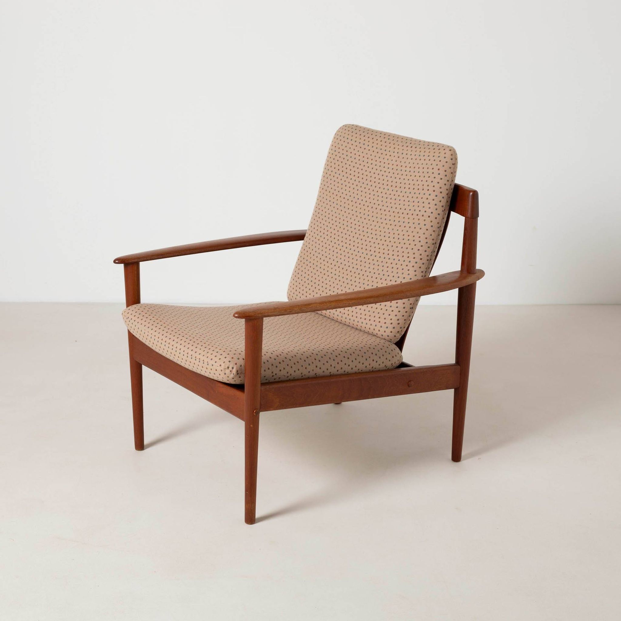 Danish teak armchair by Grete Jalk for Poul Jeppesen, 1960s