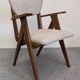 Pair of Scandinavian bridge armchairs in teak, Denmark circa 1950.