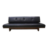 Canapé banquette 4 places en cuir