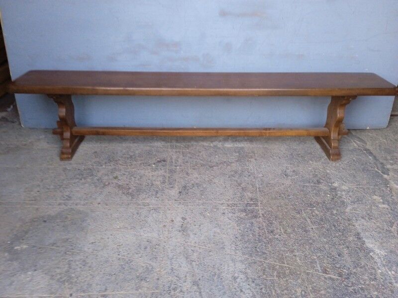 Solid bench 2 meters period 1960