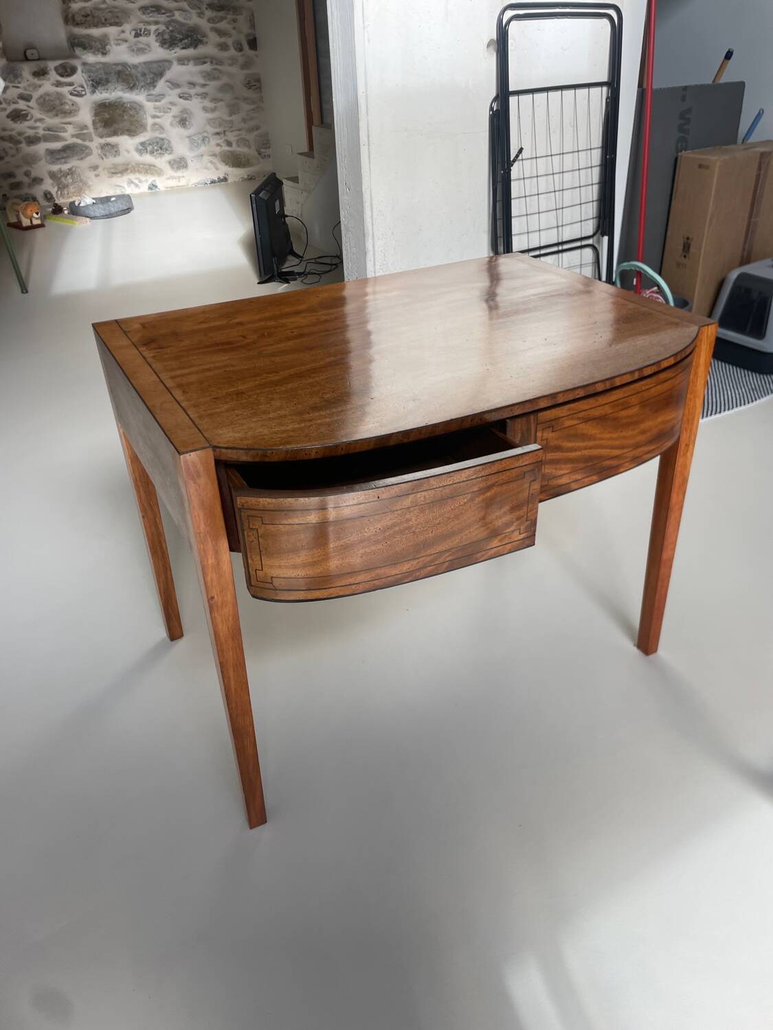 Antique marquetry desk