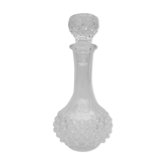 Carafe cut glass diamond tips