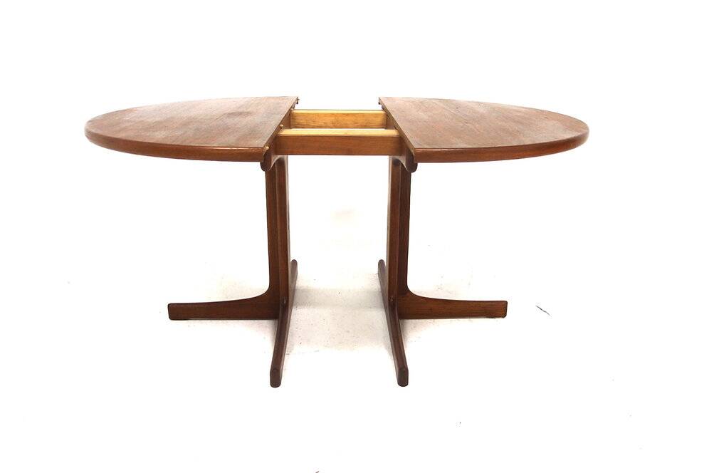 Teak dining table, Karl Erik Ekselius, JOC, Vetlanda, Sweden, 1960s
