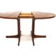 Table de salle à manger en teck, Karl Erik Ekselius, JOC, Vetlanda, Suède, 1960