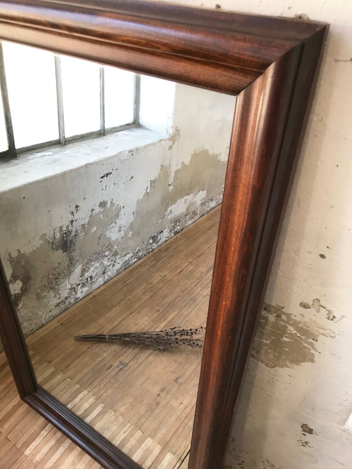 Oak mirror to lay 100x167cm