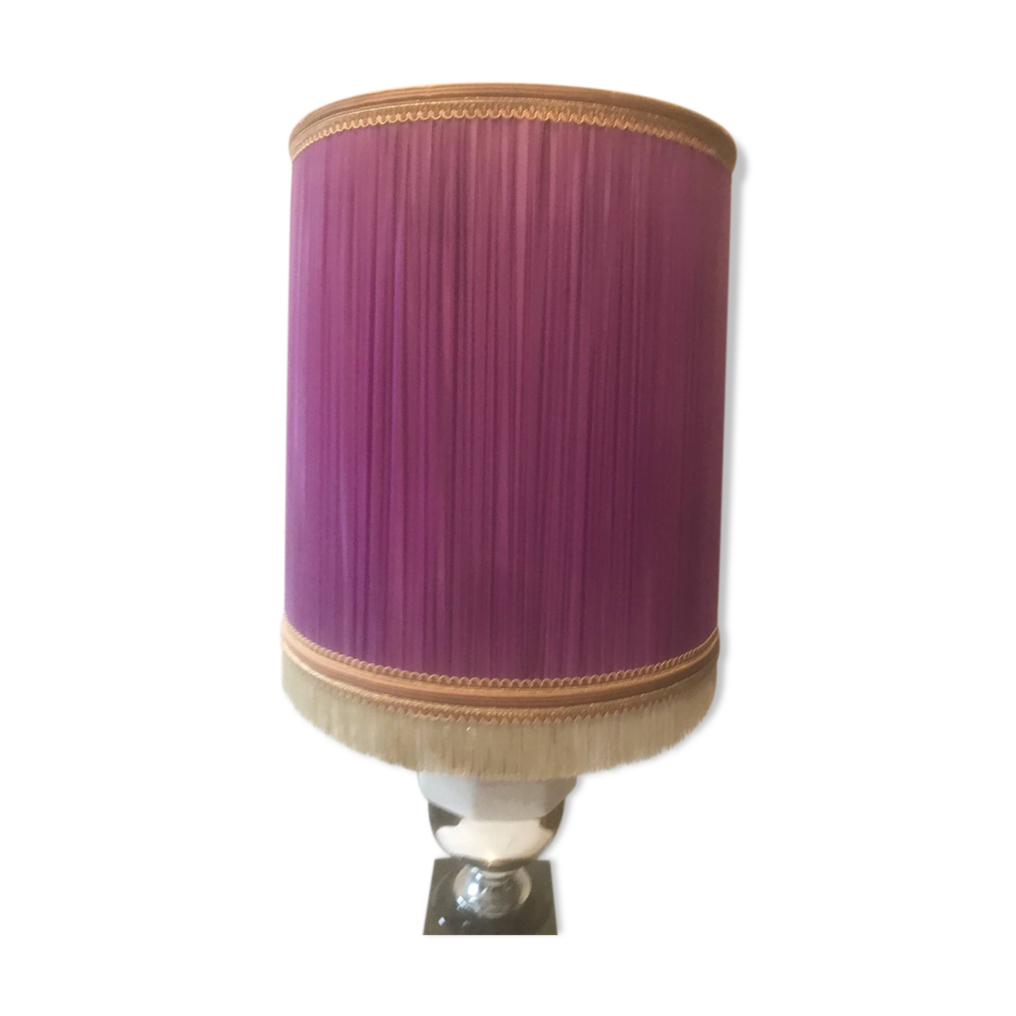 Vintage purple lampshade 1950