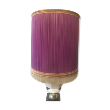 Abat-jour violet vintage 1950