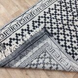 Handmade wool Berber rug 340 X 120 CM