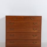 Set of 3 teak cabinets by Tove and Edvard Kindt-Larsen for Thorald Madsen, 1950s