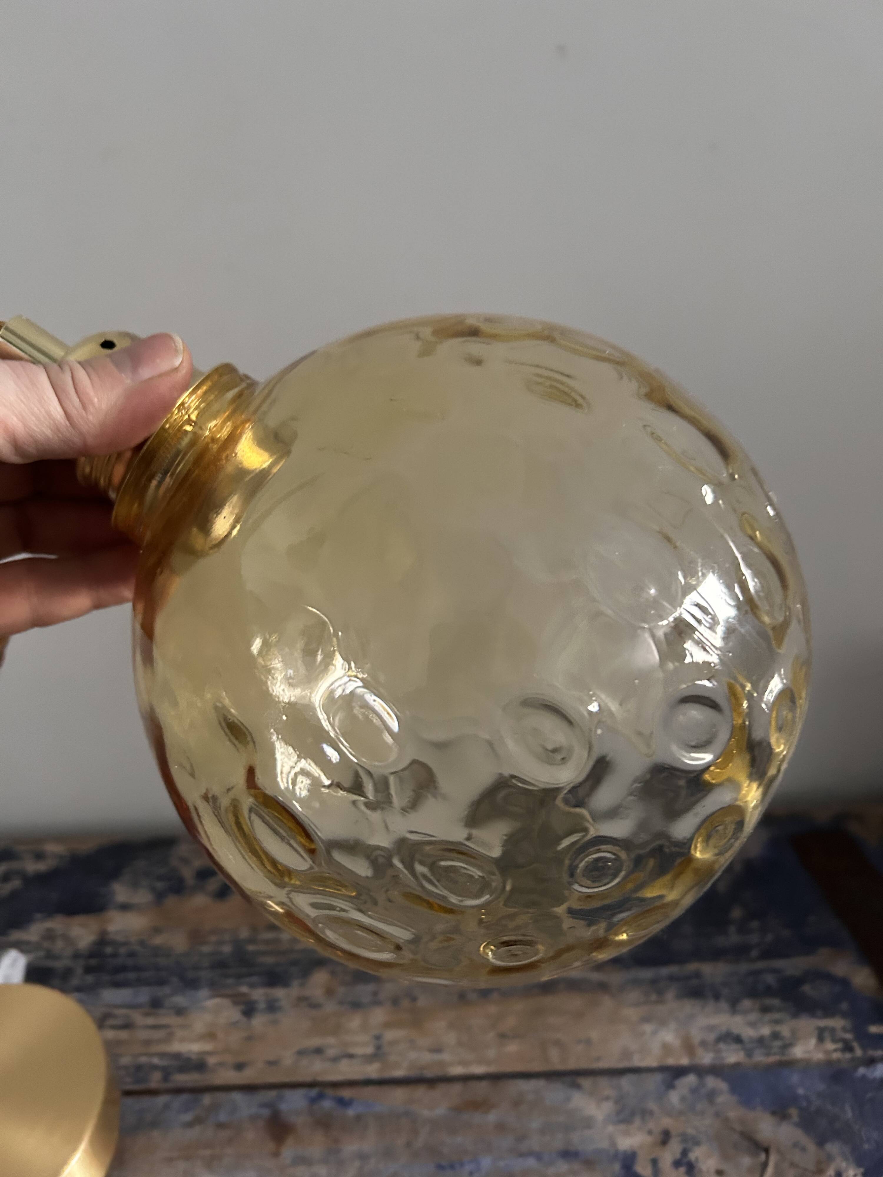 Old ball pendant light