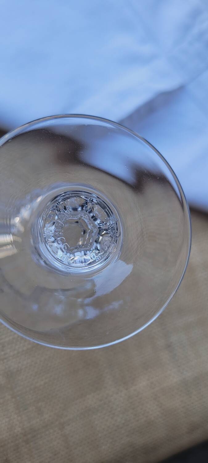 Set of 20 70's stemmed glasses