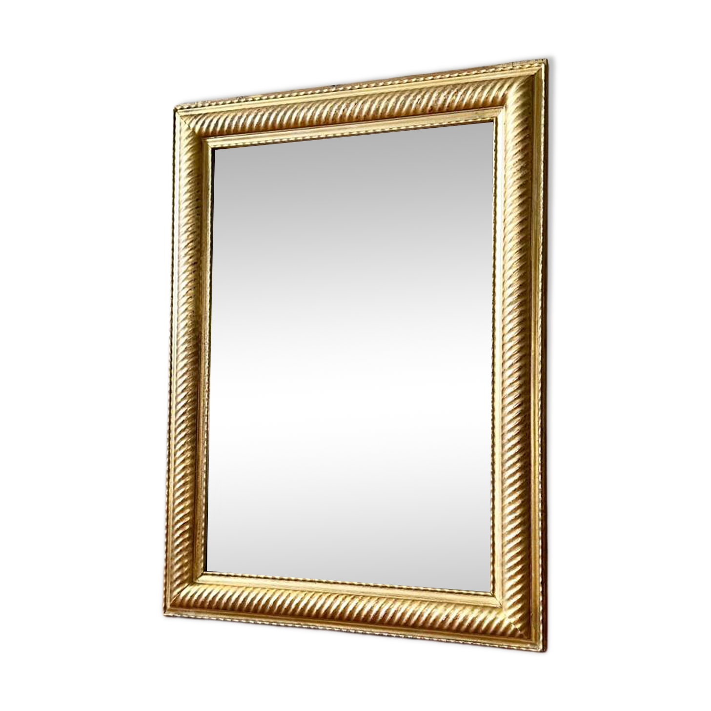 Miroir ancien doré début XIXème