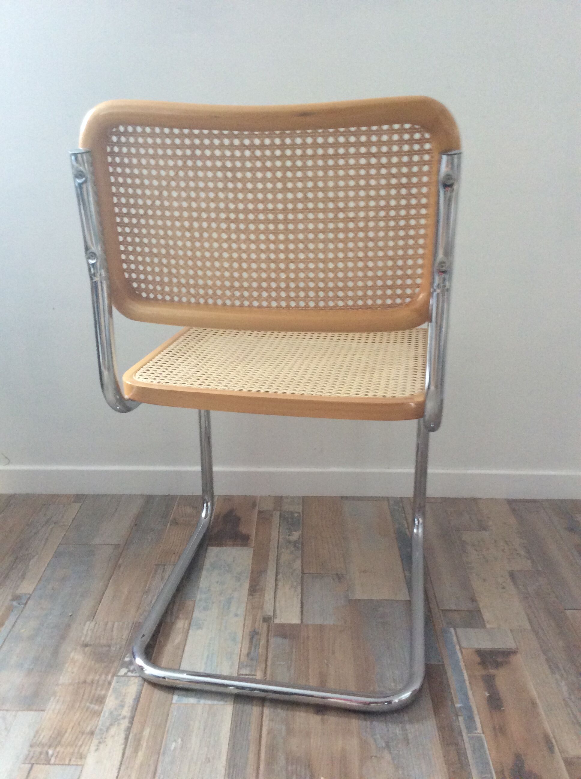 Série de 4 chaises Marcel Breuer Cesca B32