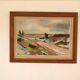Huile sur toile suédoise – “Paysage” par Budde Nielsen – Signée et encadrée
