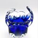 Vase Josef Hospodka Chribska Bohemia Cobalt Blue Glass 1960