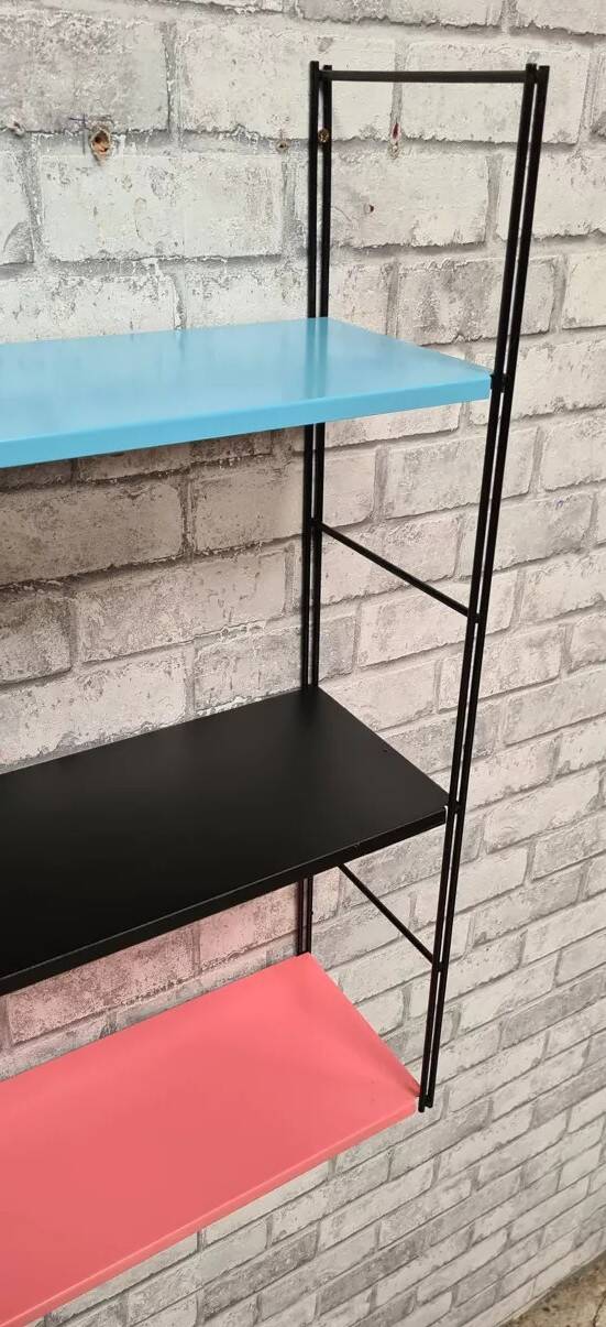 Shelf 1960 to 70, metal h60x48x17 traces of wear nor