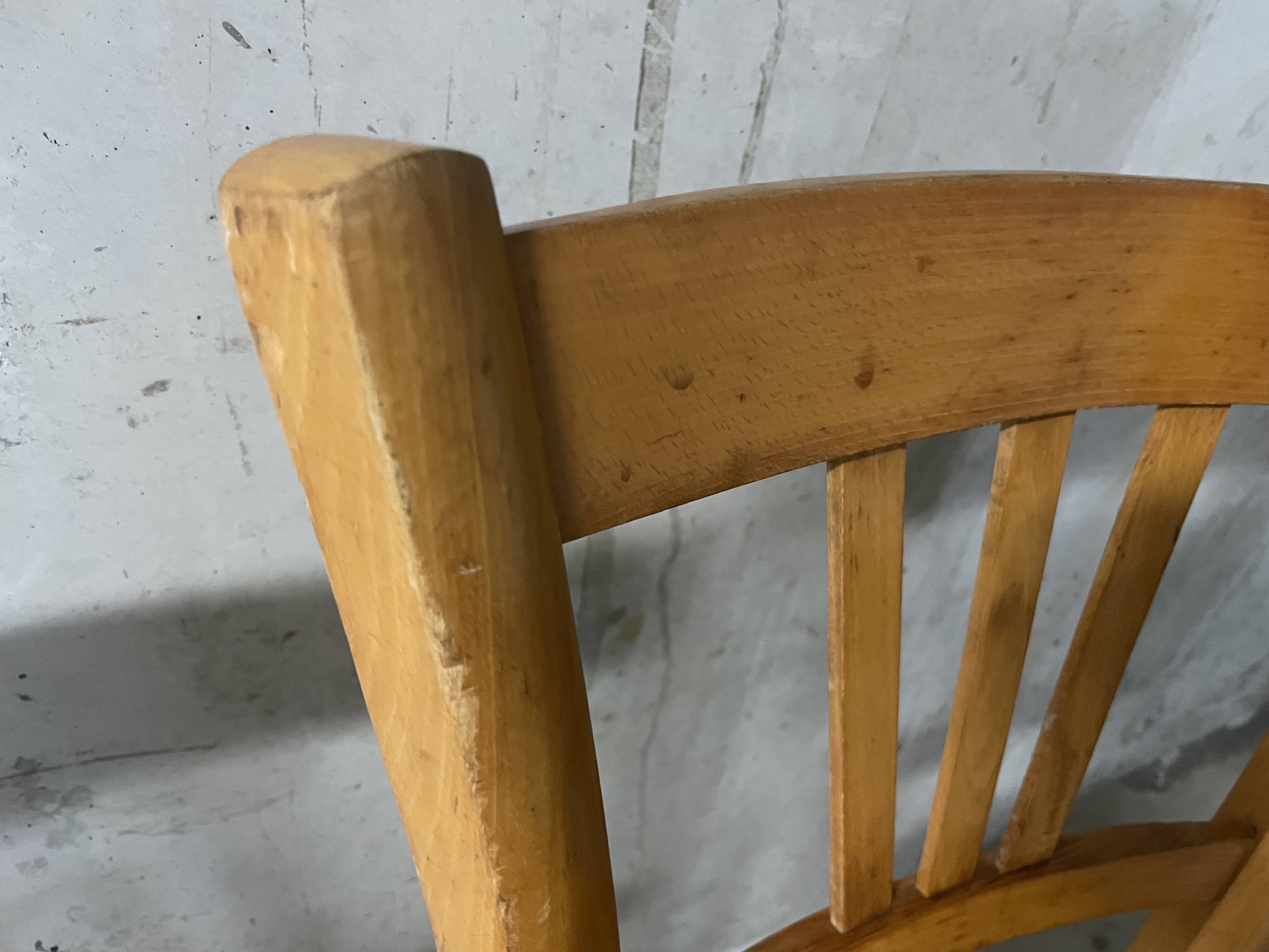 Pair of 1950s bistro chairs