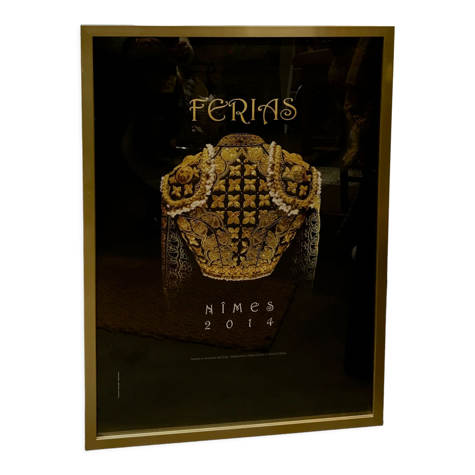 Poster Féria de Nimes 2014 framed