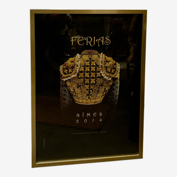Poster Féria de Nimes 2014 framed
