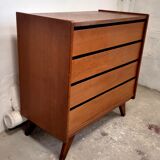 Chest of drawers vintage foot compass 1950